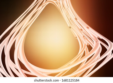 Dunkelorange Vektorillustration unscharf und farbig. Neue farbige Illustration im unscharfen Stil mit Farbverlauf. Eine neue Art von Design.