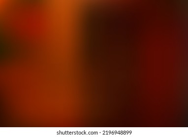 Dark Orange vector blurred and colored background. Glitter abstract illustration with an elegant design. Design for your web site.