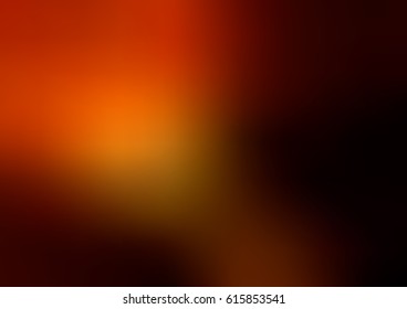 Dark Orange vector blurred colored illustration. Brand-new design for your business. Creative background in halftone style with gradient.