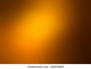 Dark Orange vector blurred colored illustration. Brand-new design for your business. Creative background in halftone style with gradient.