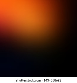Dark Orange vector blurred colorful background. Gradient abstract illustration with blurred colors. Base for your app design.
