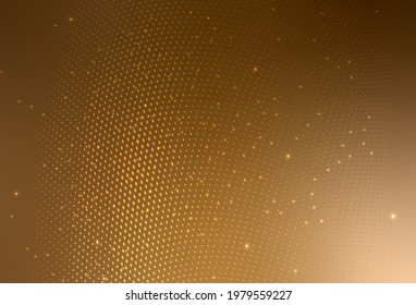 Dark Orange vector Blurred decorative design in abstract style with bubbles. Blurred decorative design in abstract style with bubbles. Simple design for your web site.