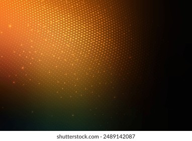 Dark Orange vector Blurred decorative design in abstract style with bubbles. Blurred decorative design in abstract style with bubbles. Modern template for landing page.