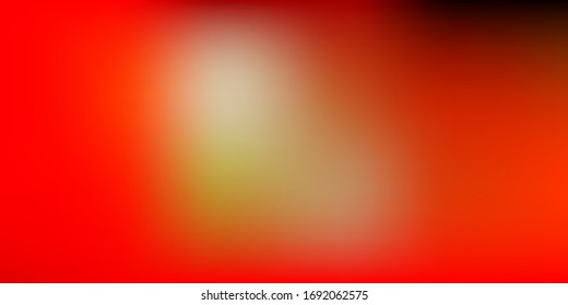 Dark Orange vector blurred layout. Shining colorful blur illustration in abstract style. Your business gesign.