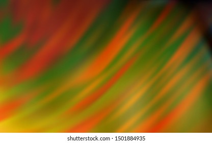 Dark Orange vector blurred pattern. Creative illustration in halftone style with gradient. The best blurred design for your business.