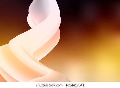 Dark Orange vector blurred pattern. Shining colorful illustration in smart style. New style design for your brand book.