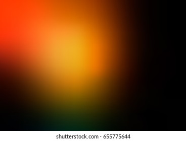 Dark Orange vector blurred pattern. An elegant bright illustration with gradient. A completely new design for your business.