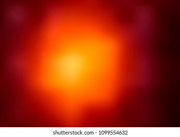 Dark Orange vector blurred shine abstract background. A vague abstract illustration with gradient. The best blurred design for your business.