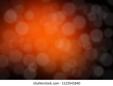 Dark Orange vector blurred shine abstract template. Colorful illustration in abstract style with gradient. The blurred design can be used for your web site.