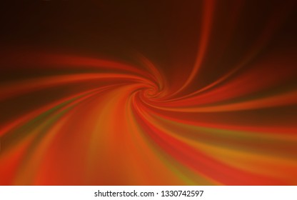 Dark Orange vector blurred shine abstract background. Glitter abstract illustration with gradient design. New style for your business design.