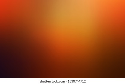 Dark Orange vector blurred shine abstract background. Glitter abstract illustration with gradient design. Completely new design for your business.