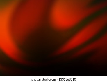 Dark Orange vector blurred shine abstract pattern. Shining colorful illustration in a Brand new style. The blurred design can be used for your web site.