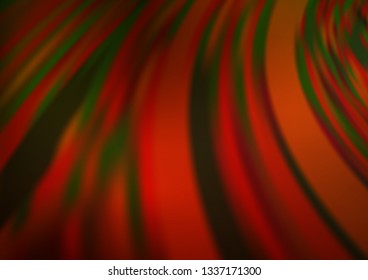 Dark Orange vector blurred shine abstract background. A vague abstract illustration with gradient. The template can be used for your brand book.