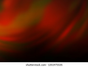 Dark Orange vector blurred shine abstract template. Modern geometrical abstract illustration with gradient. A new texture for your design.