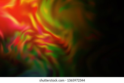 Dark Orange vector blurred shine abstract texture. A completely new colored illustration in blur style. Completely new design for your business.