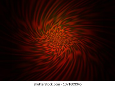 Dark Orange vector blurred shine abstract template. Colorful abstract illustration with gradient. The background for your creative designs.