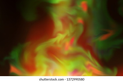Dark Orange vector blurred shine abstract background. Abstract colorful illustration with gradient. Blurred design for your web site.