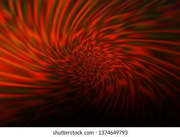 Dark Orange vector blurred shine abstract pattern. Colorful abstract illustration with gradient. The elegant pattern for brand book.