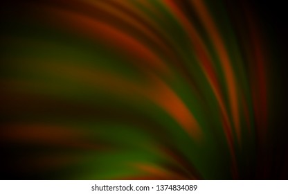 Dark Orange vector blurred shine abstract texture. Glitter abstract illustration with gradient design. Smart design for your work.