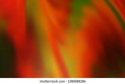 Dark Orange vector blurred shine abstract template. Creative illustration in halftone style with gradient. The best blurred design for your business.
