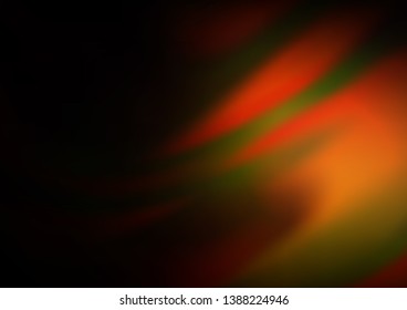Dark Orange vector blurred shine abstract background. A completely new color illustration in a bokeh style. The elegant pattern for brand book.