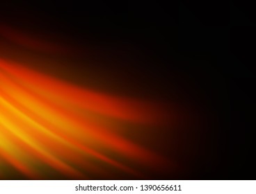 Dark Orange vector blurred shine abstract background. Colorful illustration in abstract style with gradient. The background for your creative designs.