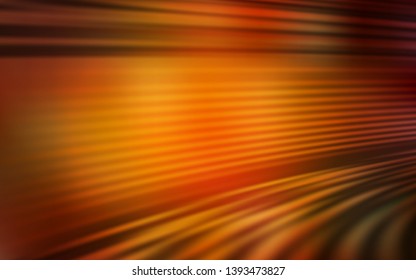Dark Orange vector blurred shine abstract background. Abstract colorful illustration with gradient. New design for your business.