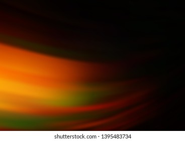 Dark Orange vector blurred shine abstract pattern. Colorful illustration in blurry style with gradient. The elegant pattern for brand book.