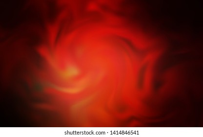Dark Orange vector blurred shine abstract texture. An elegant bright illustration with gradient. Elegant background for a brand book.