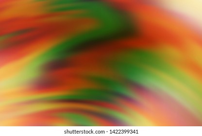 Dark Orange vector blurred shine abstract template. Shining colored illustration in smart style. Smart design for your work.