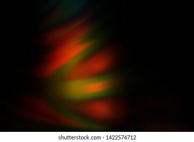 Dark Orange vector blurred shine abstract template. Modern abstract illustration with gradient. Completely new design for your business.