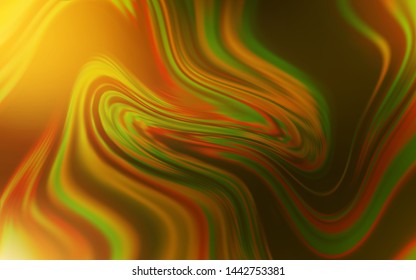 Dark Orange vector blurred shine abstract background. A completely new colored illustration in blur style. Elegant background for a brand book.