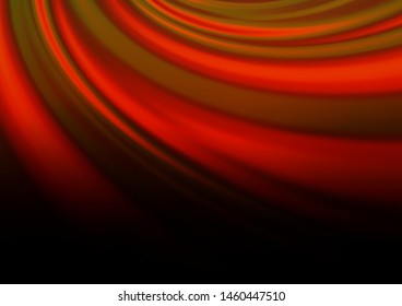 Dark Orange vector blurred shine abstract template. Creative illustration in halftone style with gradient. The template can be used for your brand book.