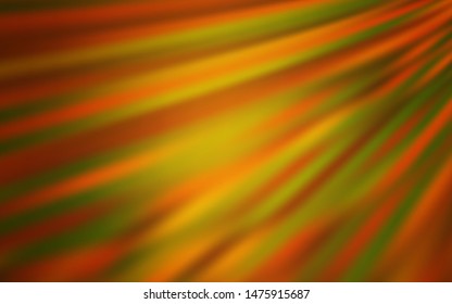 Dark Orange vector blurred shine abstract texture. Colorful illustration in abstract style with gradient. Background for a cell phone.