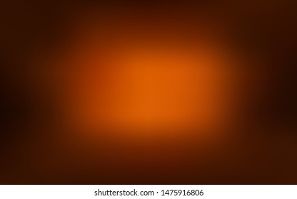 Dark Orange vector blurred shine abstract template. Glitter abstract illustration with gradient design. Background for designs.