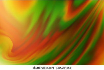 Dark Orange vector blurred shine abstract background. An elegant bright illustration with gradient. New style for your business design.