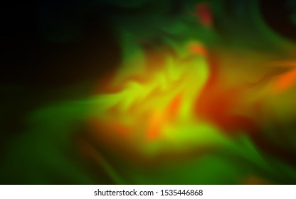 Dark Orange vector blurred shine abstract background. New colored illustration in blur style with gradient. New way of your design.
