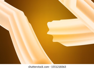 Dark Orange vector blurred shine abstract background. Glitter abstract illustration with gradient design. New design for your business.