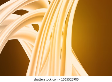 Dark Orange vector blurred shine abstract template. New colored illustration in blur style with gradient. Background for a cell phone.
