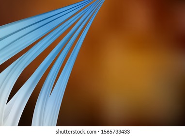 Dark Orange vector blurred shine abstract texture. Shining colorful illustration in smart style. Elegant background for a brand book.