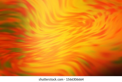 Dark Orange vector blurred shine abstract texture. New colored illustration in blur style with gradient. New style design for your brand book.