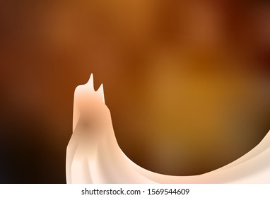 Dark Orange vector blurred shine abstract template. New colored illustration in blur style with gradient. Blurred design for your web site.