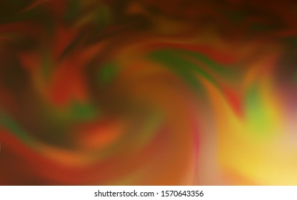 Dark Orange vector blurred shine abstract texture. A completely new colored illustration in blur style. The best blurred design for your business.