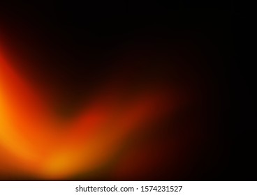 Dark Orange vector blurred shine abstract background. Colorful illustration in blurry style with gradient. Brand new style for your business design.