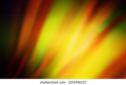 Dark Orange vector blurred shine abstract texture. Shining colored illustration in smart style. Smart design for your work.