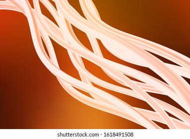 Dark Orange vector blurred shine abstract background. Colorful illustration in abstract style with gradient. Completely new design for your business.