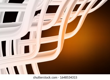 Dark Orange vector blurred shine abstract background. Glitter abstract illustration with gradient design. Completely new design for your business.