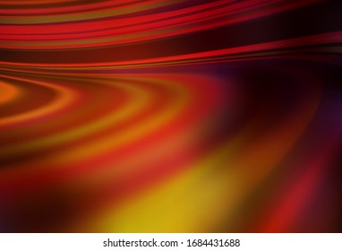 Dark Orange vector blurred shine abstract background. Creative illustration in halftone style with gradient. Elegant background for a brand book.