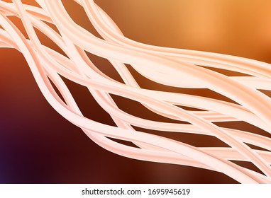 Dark Orange vector blurred shine abstract background. Modern abstract illustration with gradient. Blurred design for your web site.