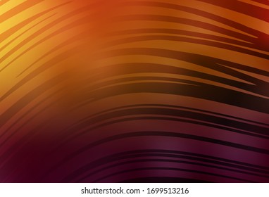 Dark Orange vector blurred shine abstract texture. Colorful abstract illustration with gradient. New style for your business design.